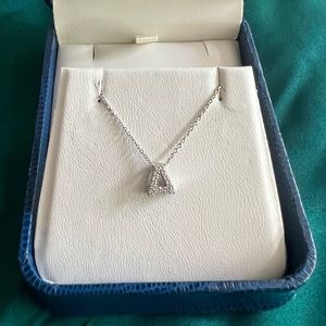 Roberto Coin Diamond Love Letter Necklace